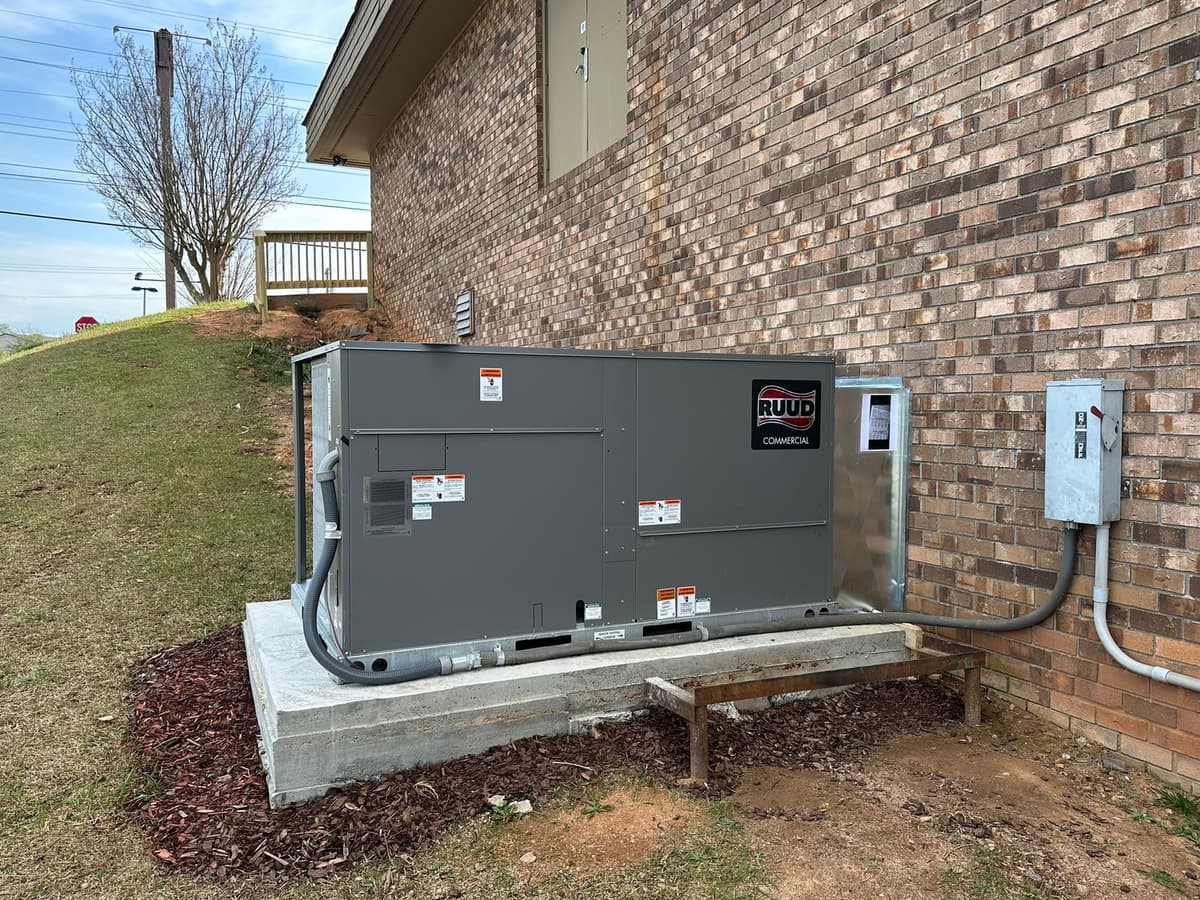 Commercial HVAC install